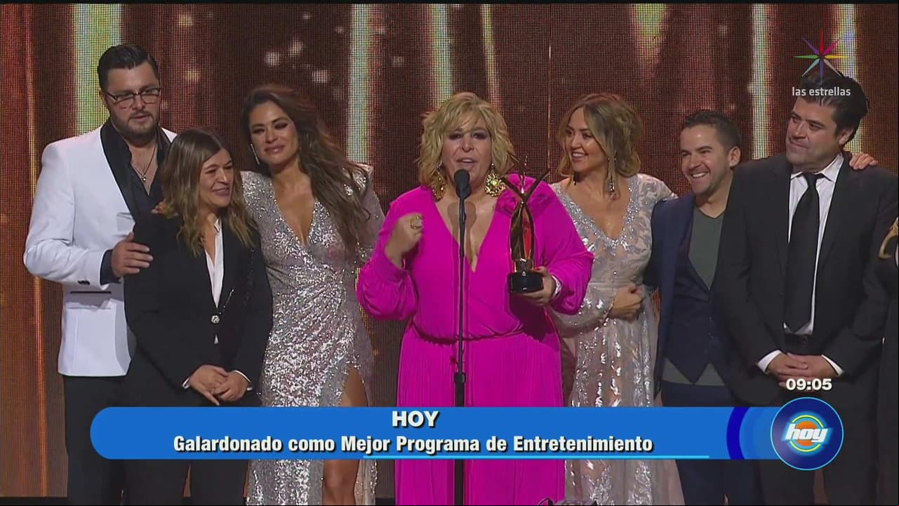 Así celebró &quot;Hoy&quot; el premio al mejor programa de entretenimiento