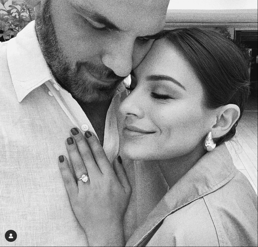 Ana Brenda Contreras y su prometido, Zacarías Melhem