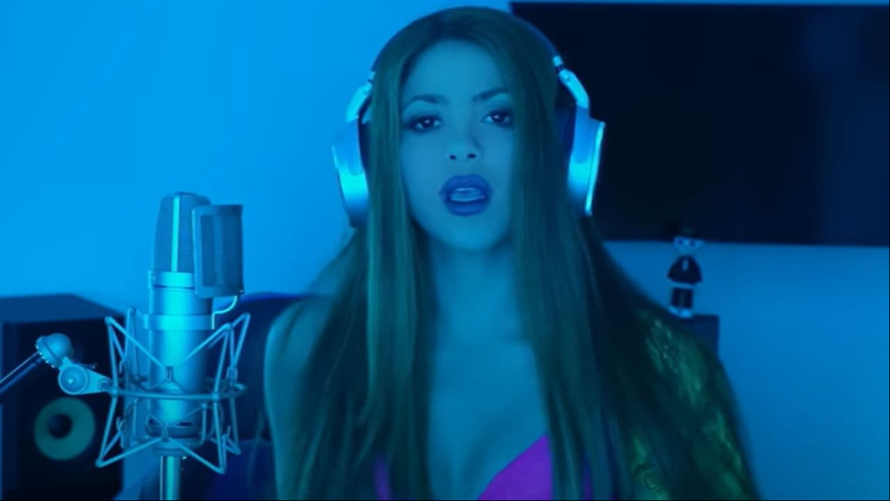 Shakira en una escena de su video BZRP Music Sessions #53