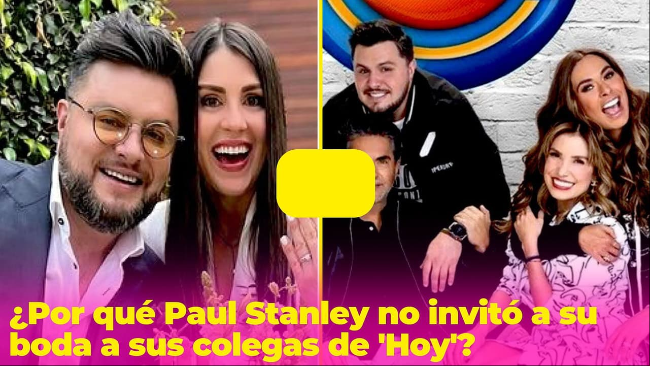 Paul Stanley reveló por qué no invitó a su boda a sus compañeros de 'Hoy': la reacción de Galilea