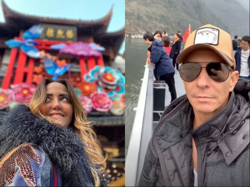 A través de sus respectivas redes sociales, tanto la conductora del programa Hoy como el exintegrante de Timbiriche han compartido algunas imágenes de su viaje, en el que destaca la unión familiar. “Amanecer en #Shanghái #CumpliendoSueños #ColeccionandoInstantesEnFamilia”, escribió en Instagram.
