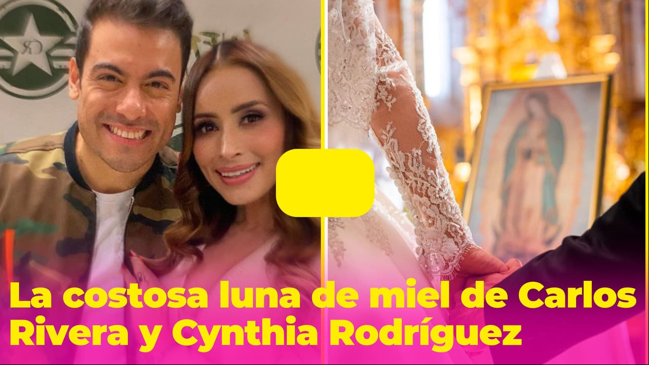 Carlos Rivera y Cynthia: así fue su costosa y romántica luna de miel que duró 2 meses