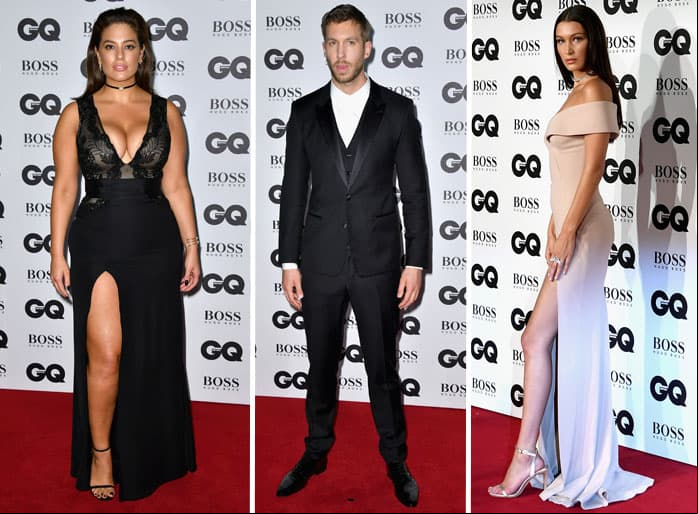 Sensualidad y glamour en la alfombra roja de los premios GQ