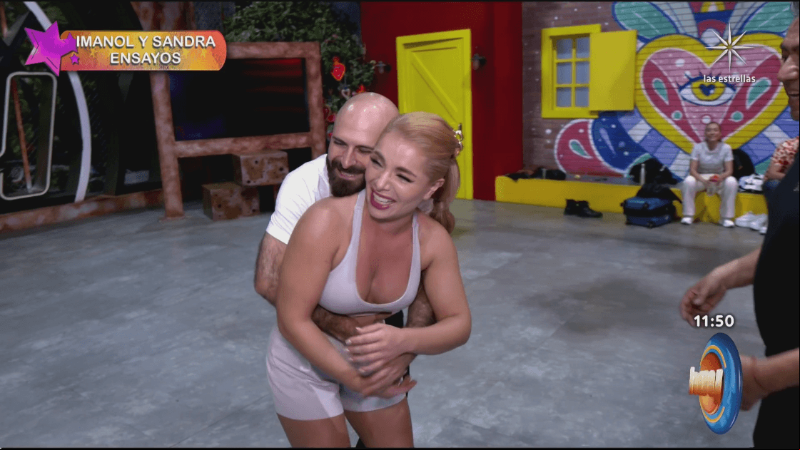 Sandra Itzel e Imanol en Las Estrellas bailan en Hoy