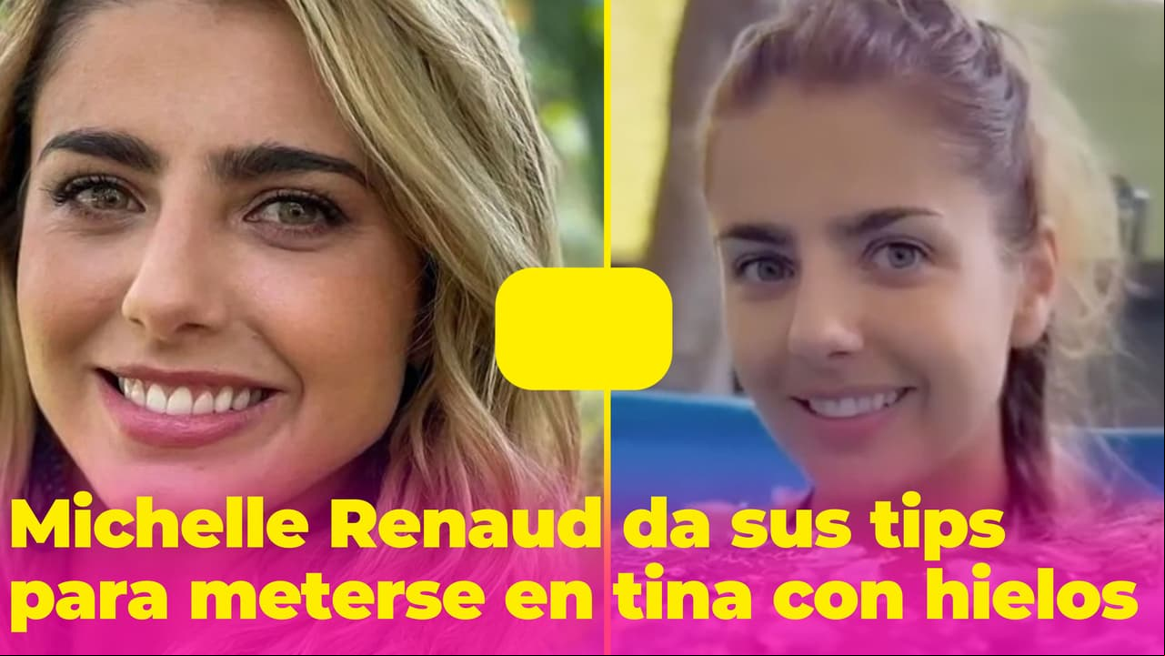 Michelle Renaud da sus tips para soportar la terapia del baño de hielo en bikini