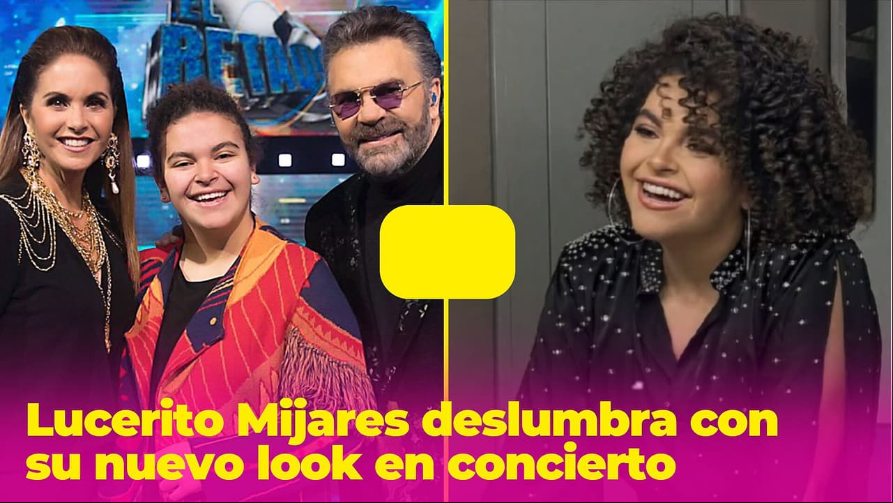 Lucerito Mijares deslumbra con su nuevo look y se roba el show en el concierto de sus papás: "Es la más"