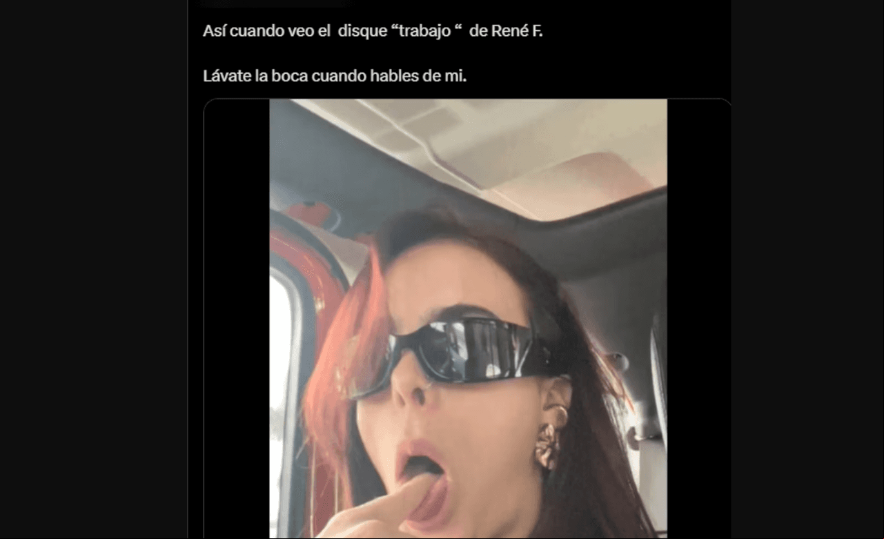 Gala Montes le responde a René Franco