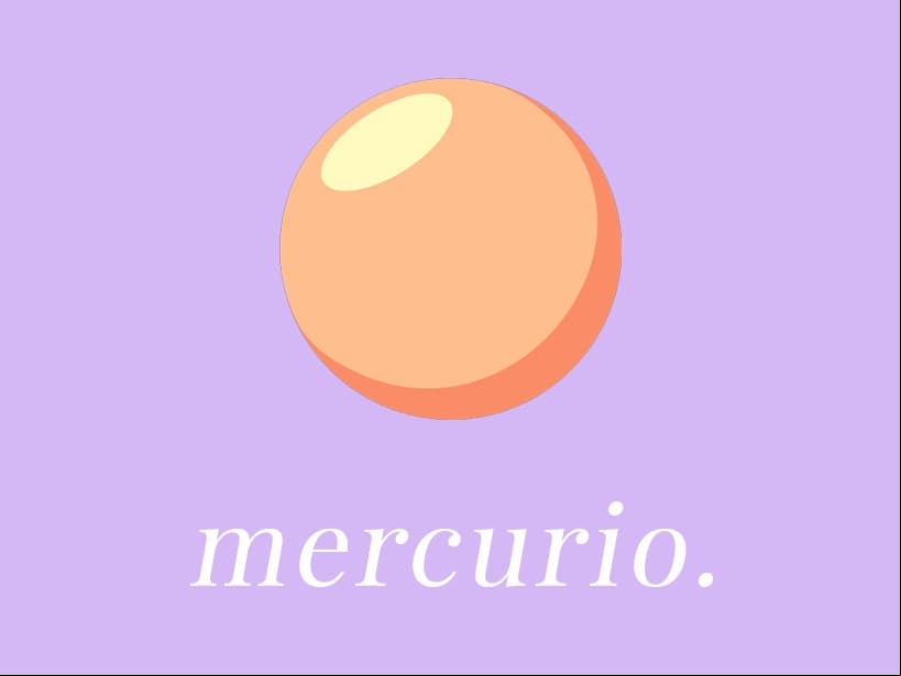 MERCURIO RETRÓGRADO: Mercurio representa la inteligencia y la comunicación; en movimiento retrógrado estos aspectos se ven frenados o atropellados. Hay que hacer un esfuerzo mayor para concentrarse y hacerse entender.