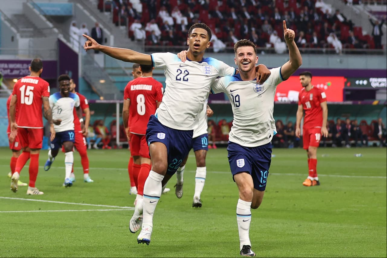La Selección de Inglaterra luce con goleada ante Irán en el arranque de la actividad del Grupo B.