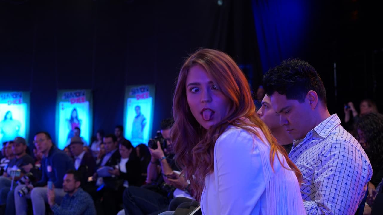Rocío de Santiago en el backstage. Ella interpretará a la hija de Simón en esta nueva temporada.