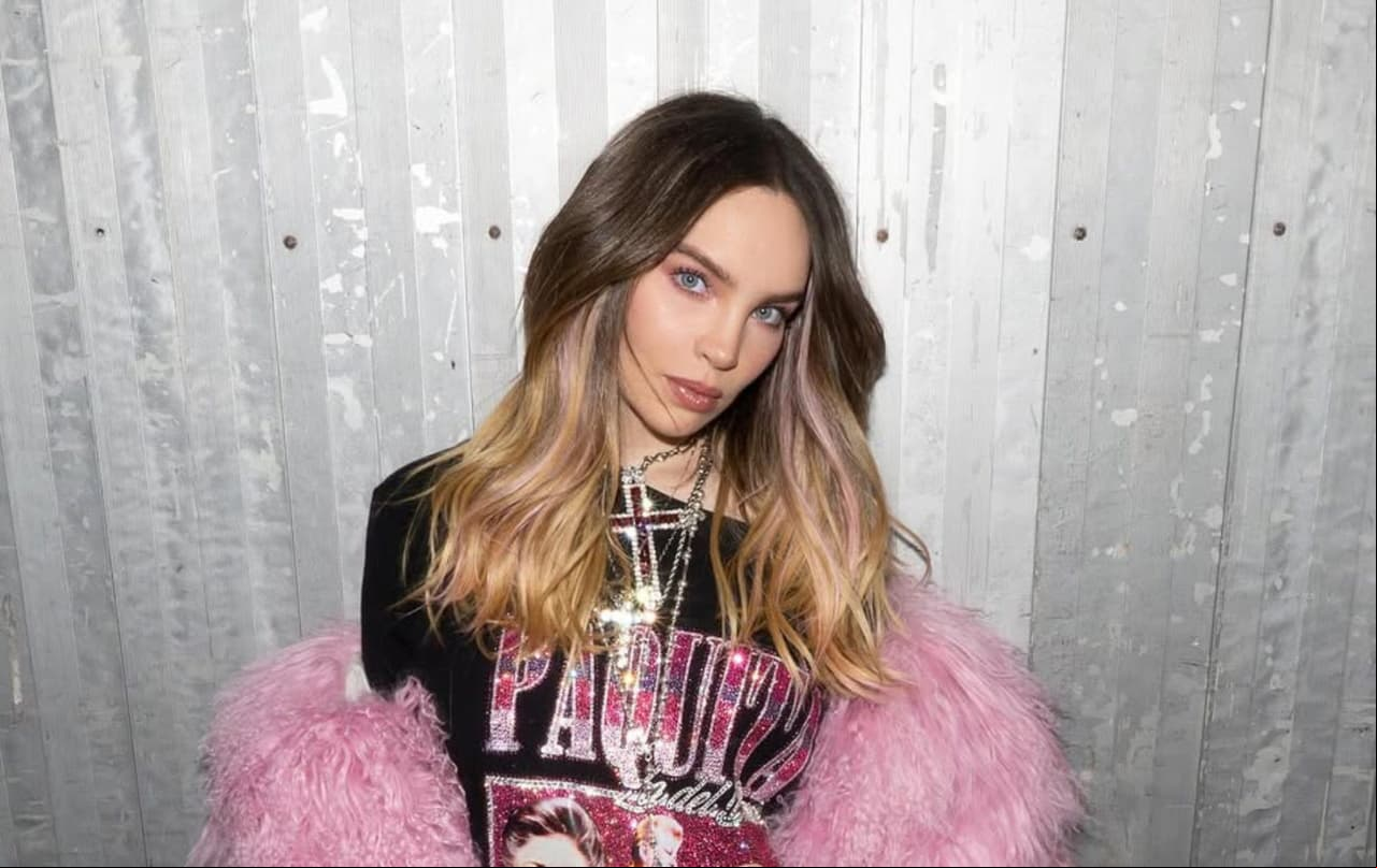 ¡Belinda sorprende con su insólita mascota! Las fotos con su cabra desatan furor en redes