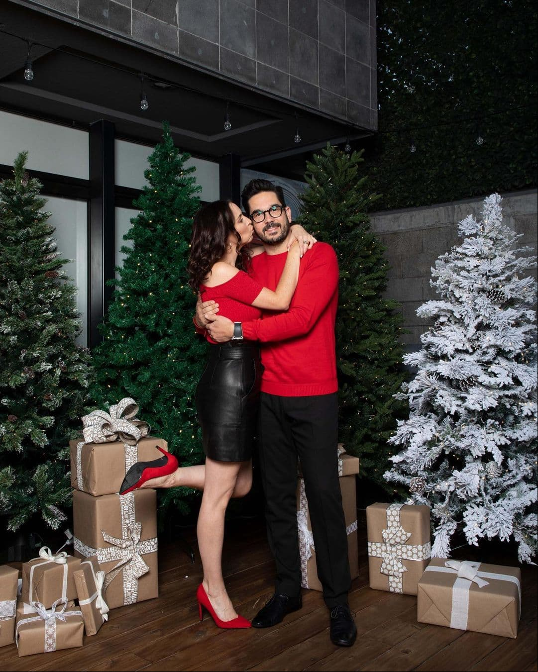 Andrea Torre celebra el cumpleaños de su esposo al estilo de Navidad: "Te amo"