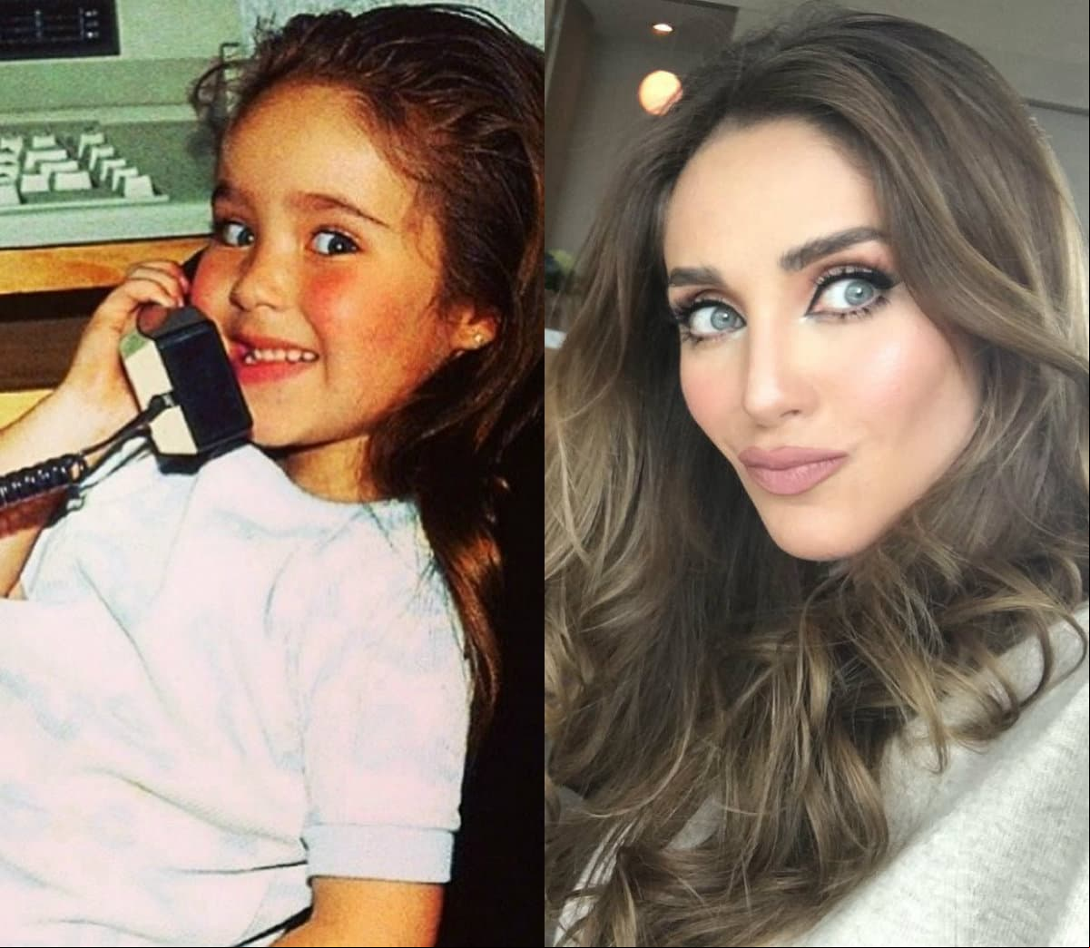 Anahí nació en 1983 y con tan sólo dos añitos debutó en la televisión, por lo que su infancia la vivió en los foros de grabación.