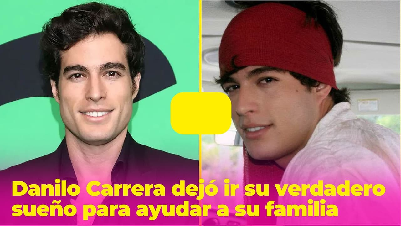 Danilo Carrera no quería convertirse en actor: dejó ir su verdadero sueño para ayudar a su familia